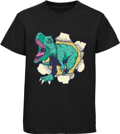Children's printed t-shirt with T-Rex